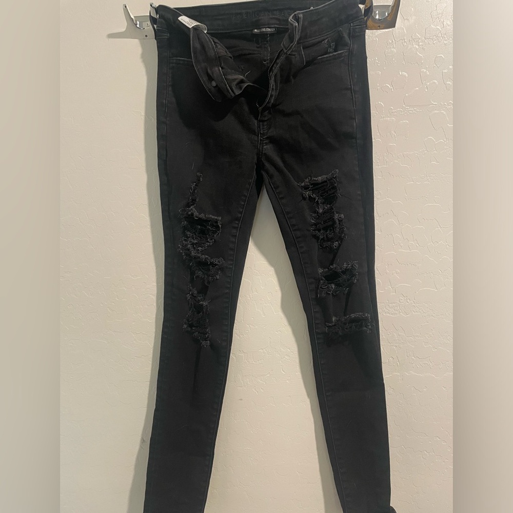 American eagle skinny jeans with stretch